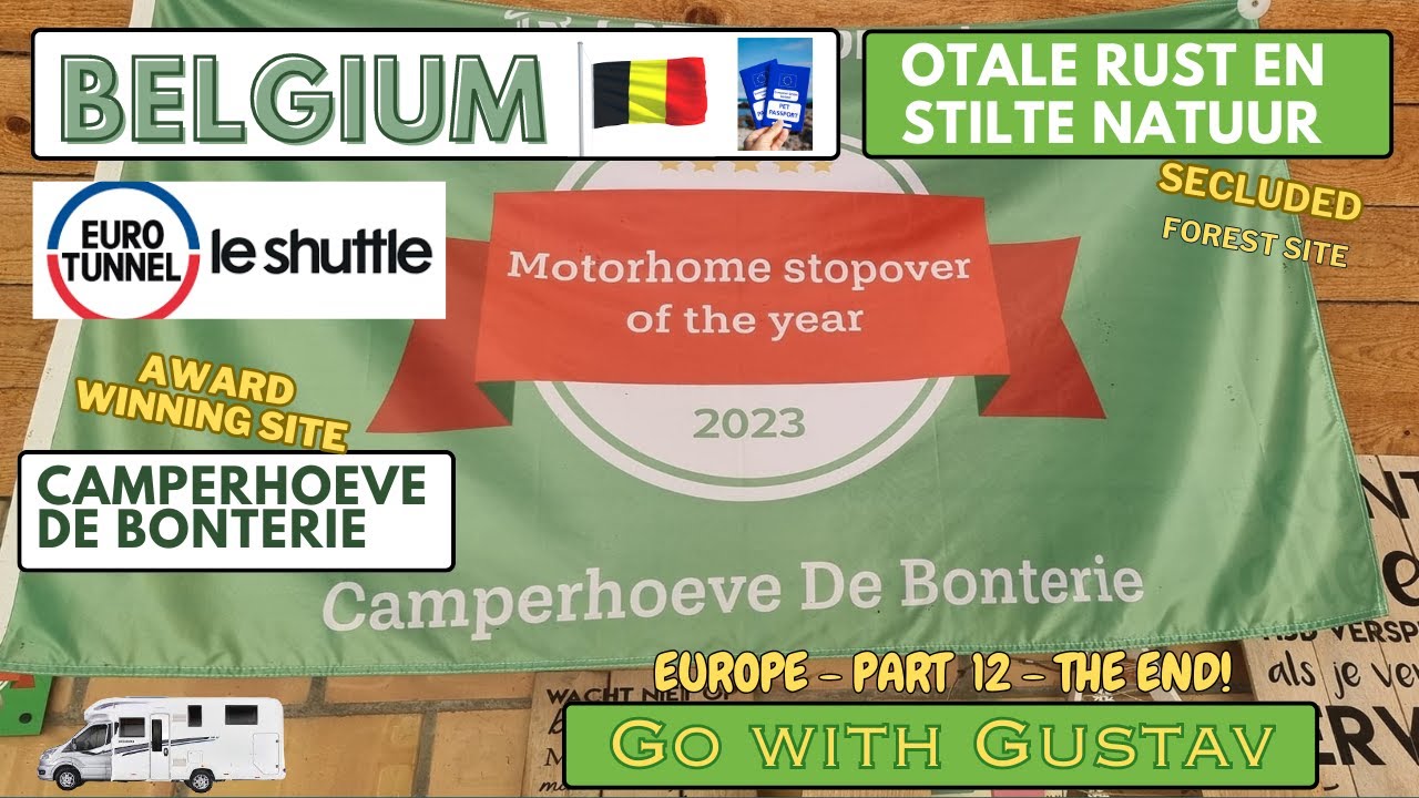 Approach to the French Le Shuttle  Two Amazing Belgium Stops | Pet Passport |