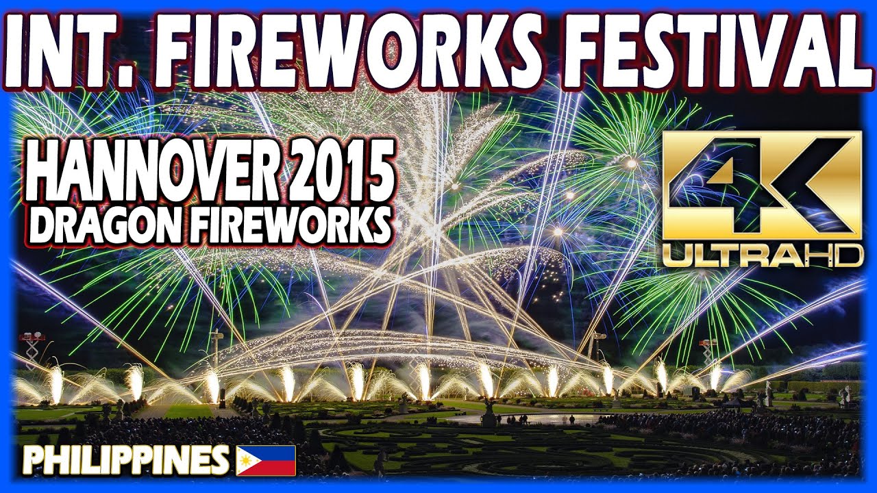 ⁽⁴ᴷ⁾ Int. Fireworks Festival Hannover 2015:  Dragon Fireworks - Philippines  Philippinen - Feuerwerk