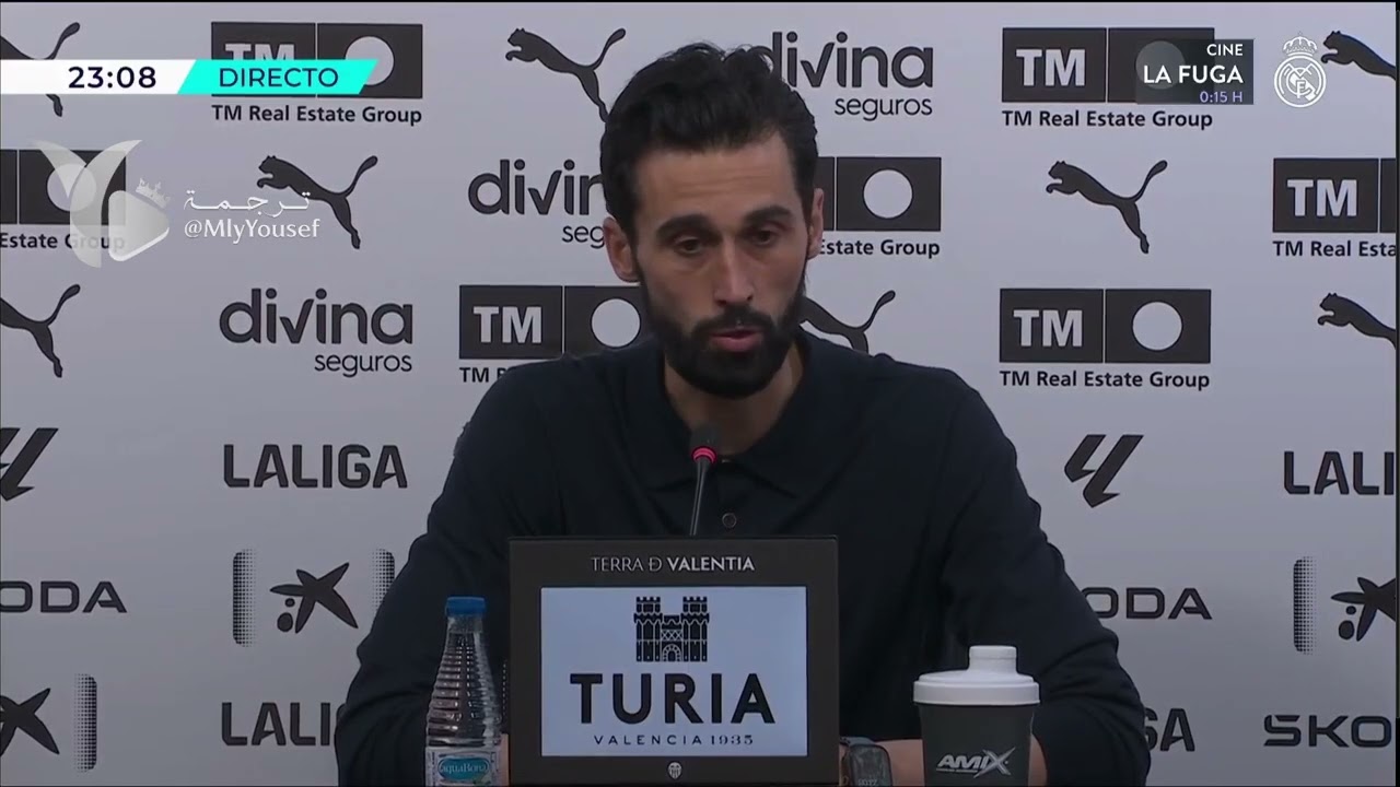 حديث مدرب ريال مدريد ألفارو أربيلوا بعد الفوز على فالنسيا بالمستايا 2-0 مترجم للعربية - 8/2/2026