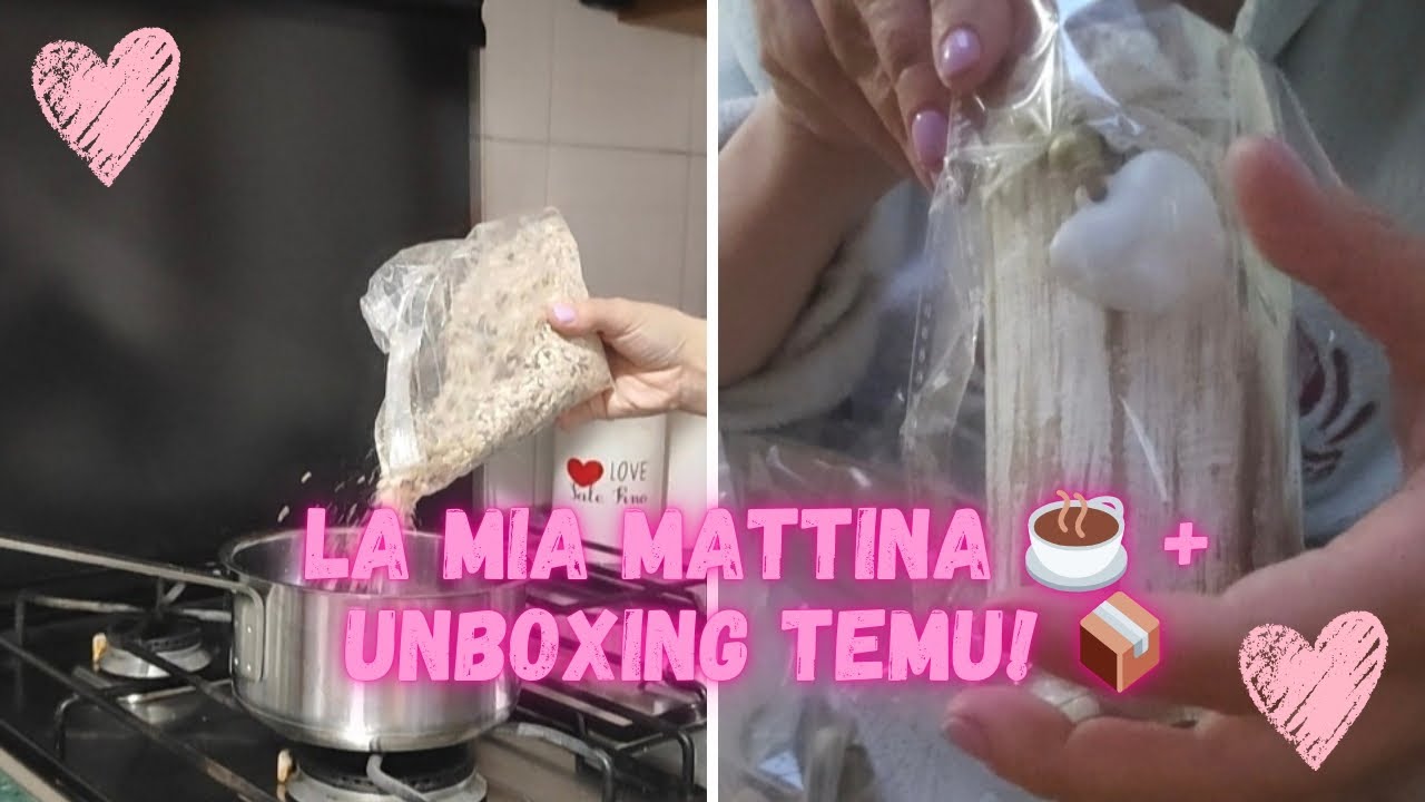 La mia mattina: colazione sana + spacchettiamo l'ordine TEMU 🍌🛍️