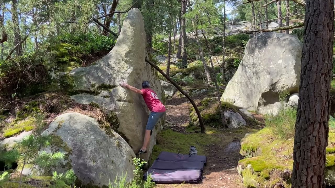 Le Vendée Flop! | 6a | Justice de Noisy | FONTAINEBLEAU BOULDERING