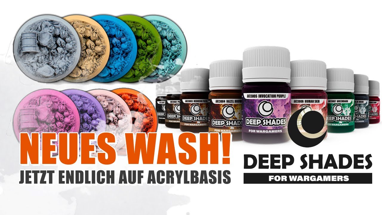 Deep Shades - Endlich ein Acrylwash von AK Interactive!