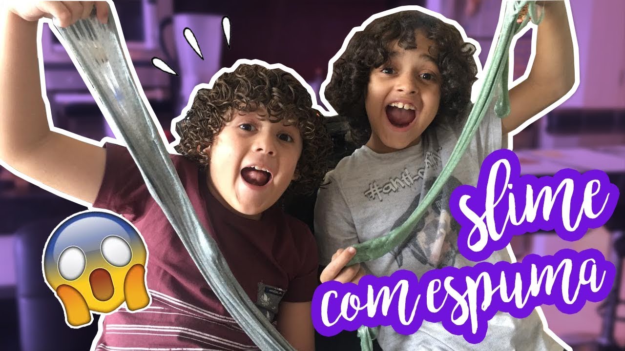 FIZ UMA SLIME ESPUMENTA COM AMIGO( GABRIEL MILLER)