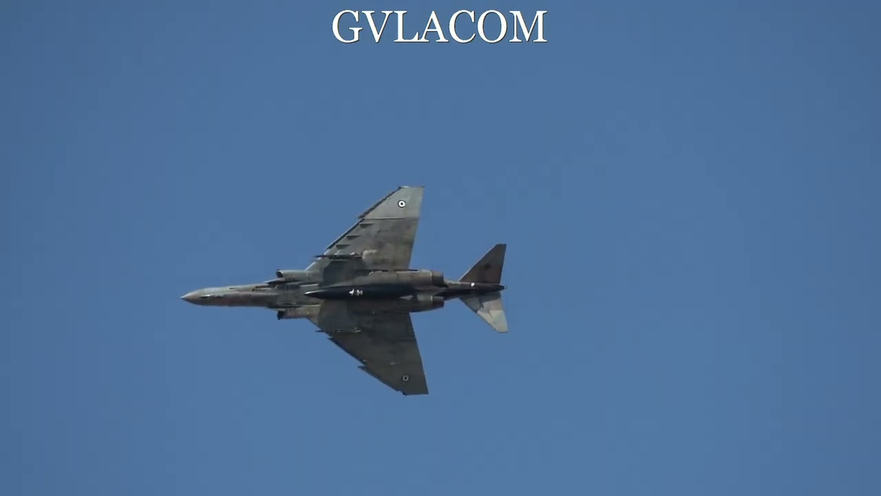 Hellenic Air Force F-4E Phantom First Display at Athens Flying Week 2025