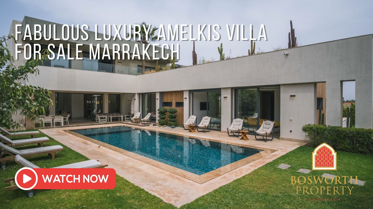 Fabulous Luxury Amelkis Villa For Sale Marrakech