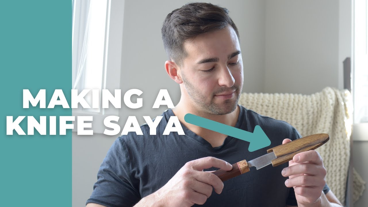 How to make a knife saya (sheath) from wood