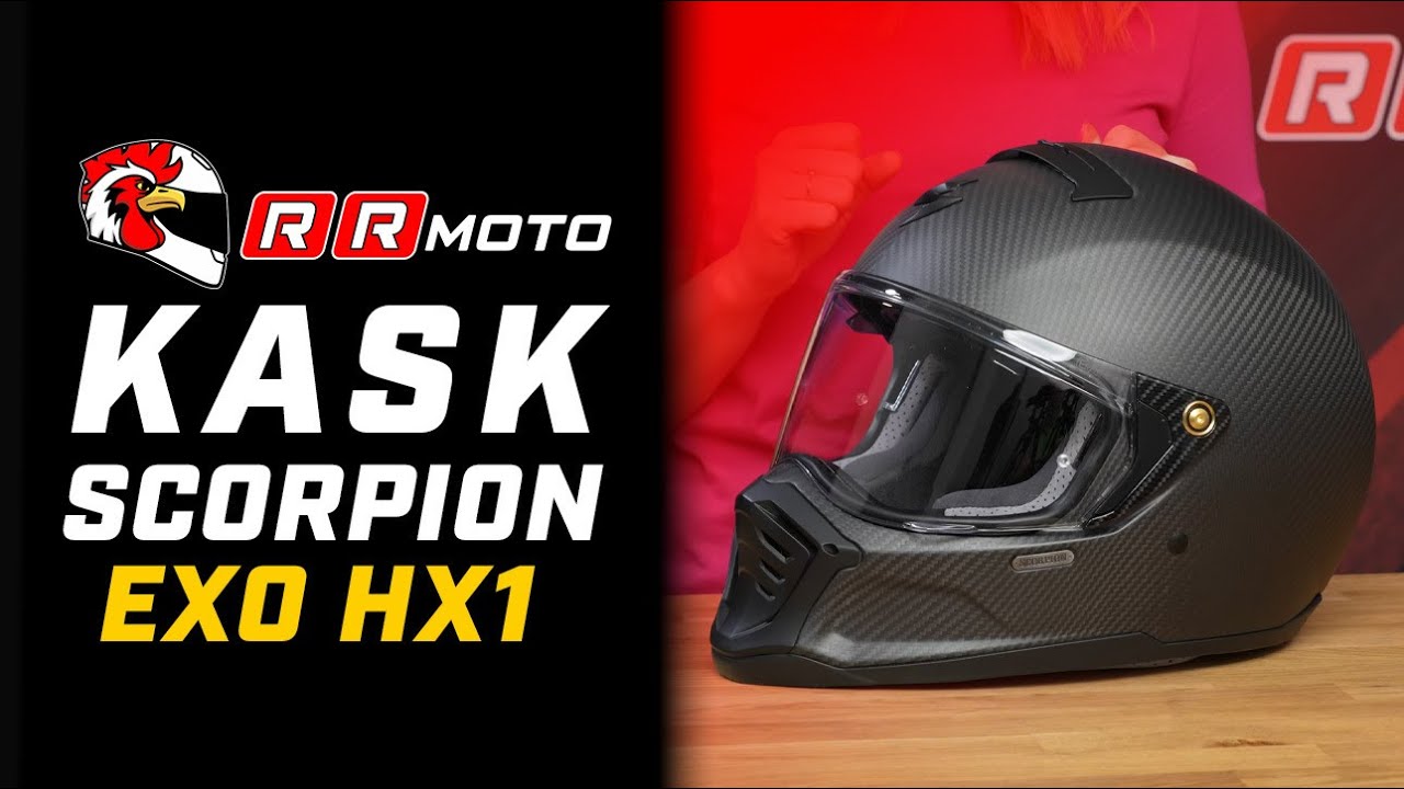 SCORPION EXO HX1 - lekki i stylowy kask motocyklowy