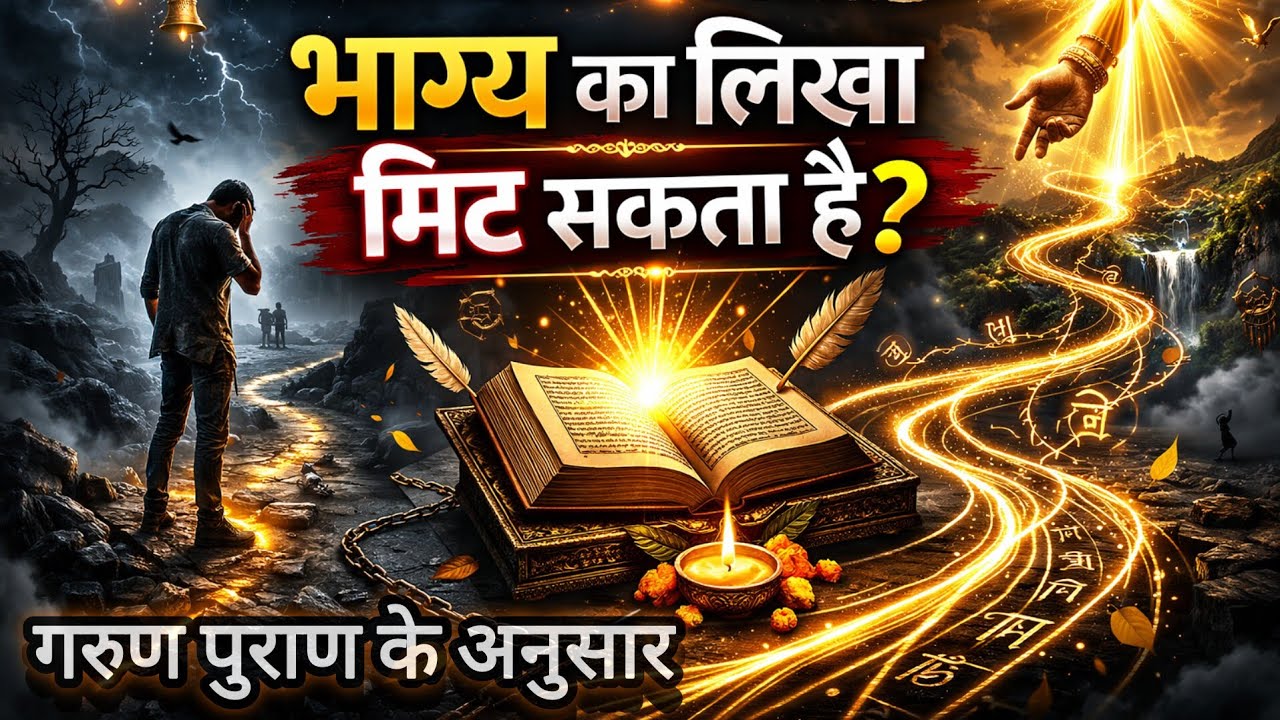 भाग्य का लिखा मिट सकता है?I गरुड़ पुराण का रहस्य I अगर सब कुछ भाग्य में लिखा है, बड़ा रहस्य #भाग्य
