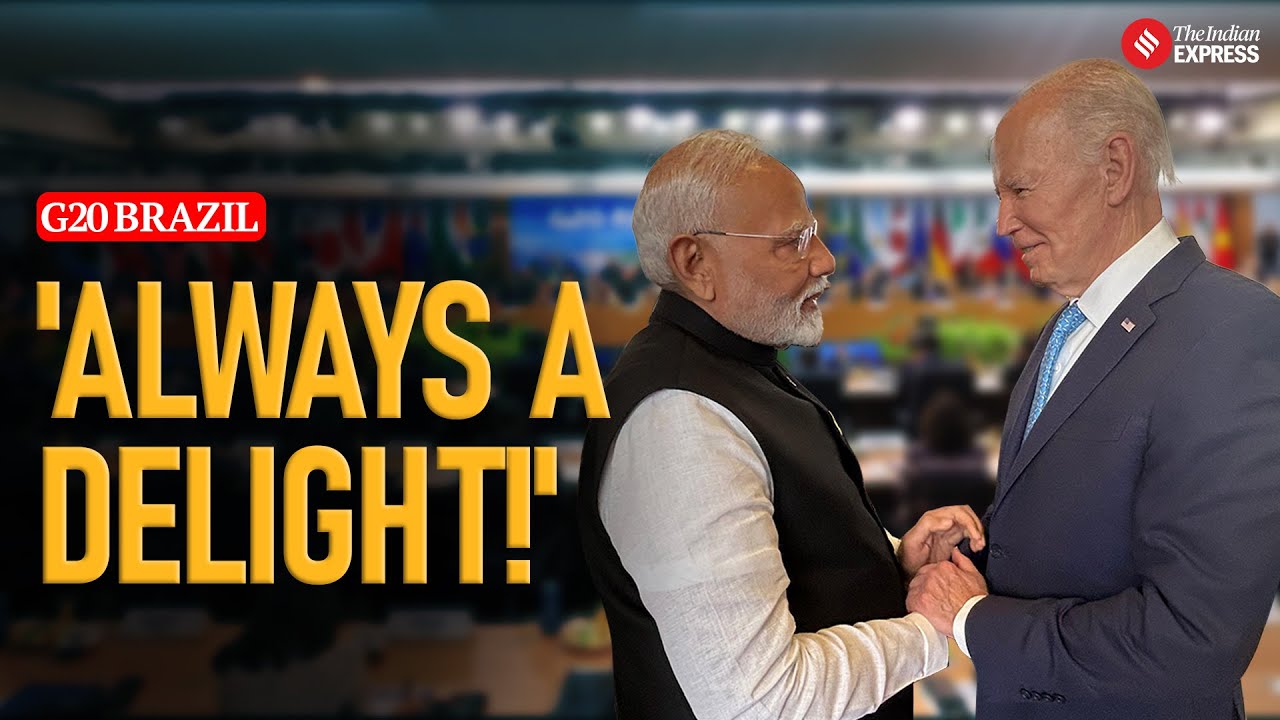 G20 Summit 2024: PM Modi Meets President Biden at G20 Summit in Rio, Praises Warm Relationship