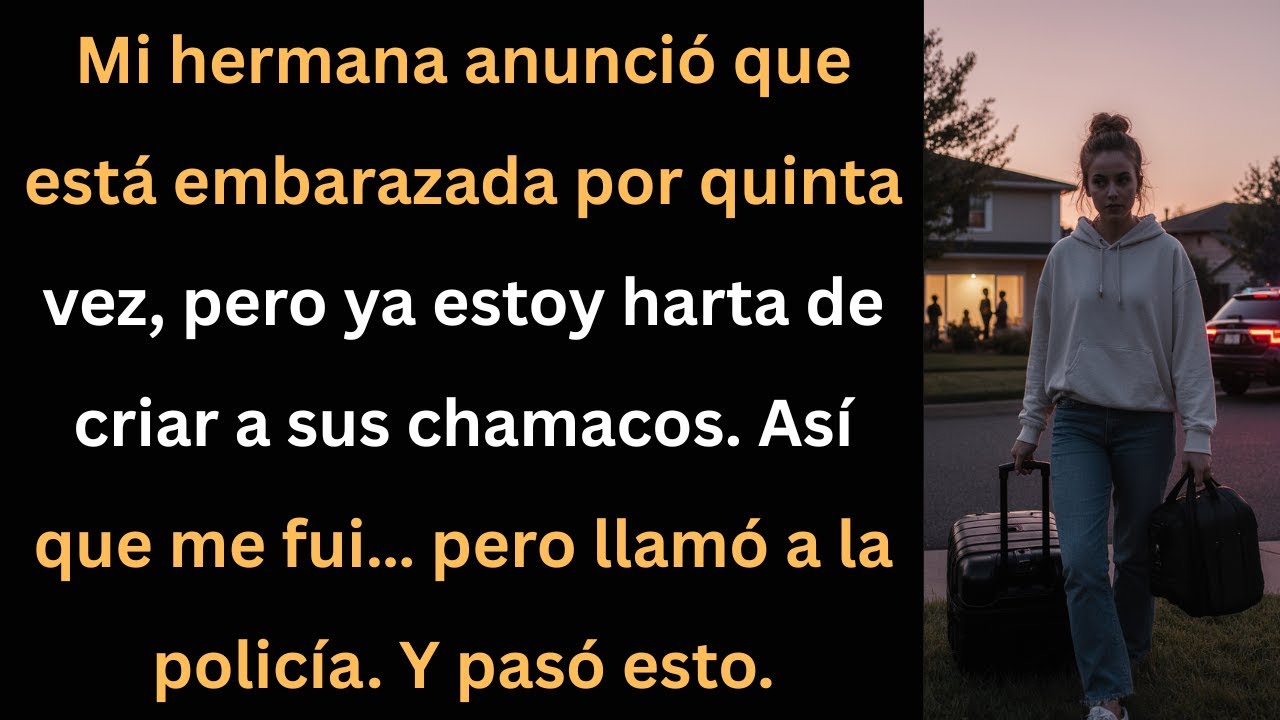 Mi hermana volvióa embarazarse yme fui de casa pero no creerás por qué terminó llamando a la policía
