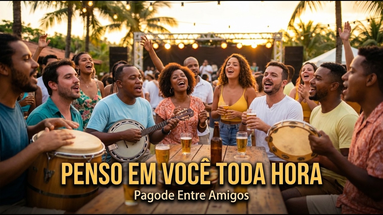 Penso em Você Toda Hora 🍺🔥 | Pagode Romântico Que Não Sai da Cabeça (Ao Vivo)