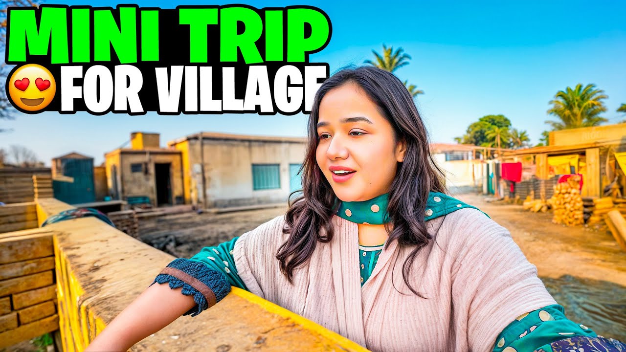 Mini Trip for Village | sabko di dawat | Sitara yaseen 