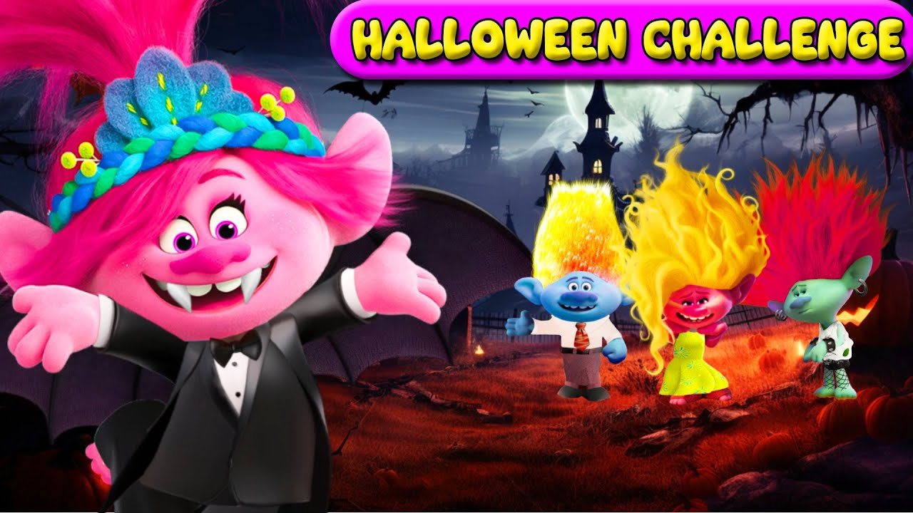 Guessing Challenge Trolls Movies | Halloween Challenge | Knowledge, Fruit, Jack O'Lantern