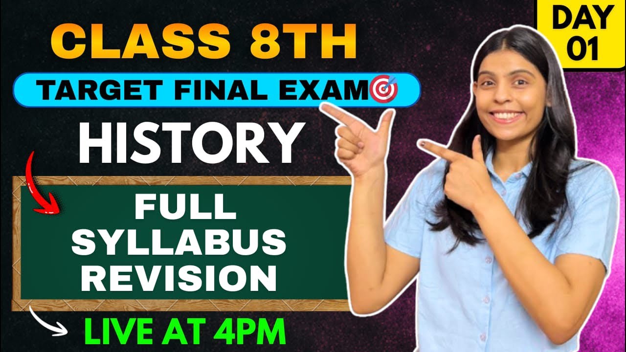 CLASS :-8TH SOCIAL SCIENCE 🔥| DAY 01 | BY SHREYA MAM