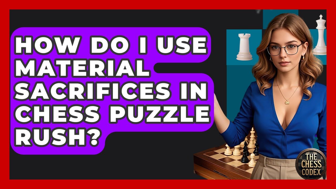 How Do I Use Material Sacrifices In Chess Puzzle Rush? - The Chess Codex