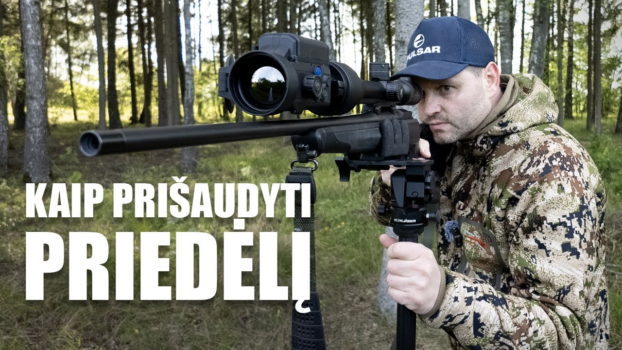 Kaip prišaudyti priedėlį?