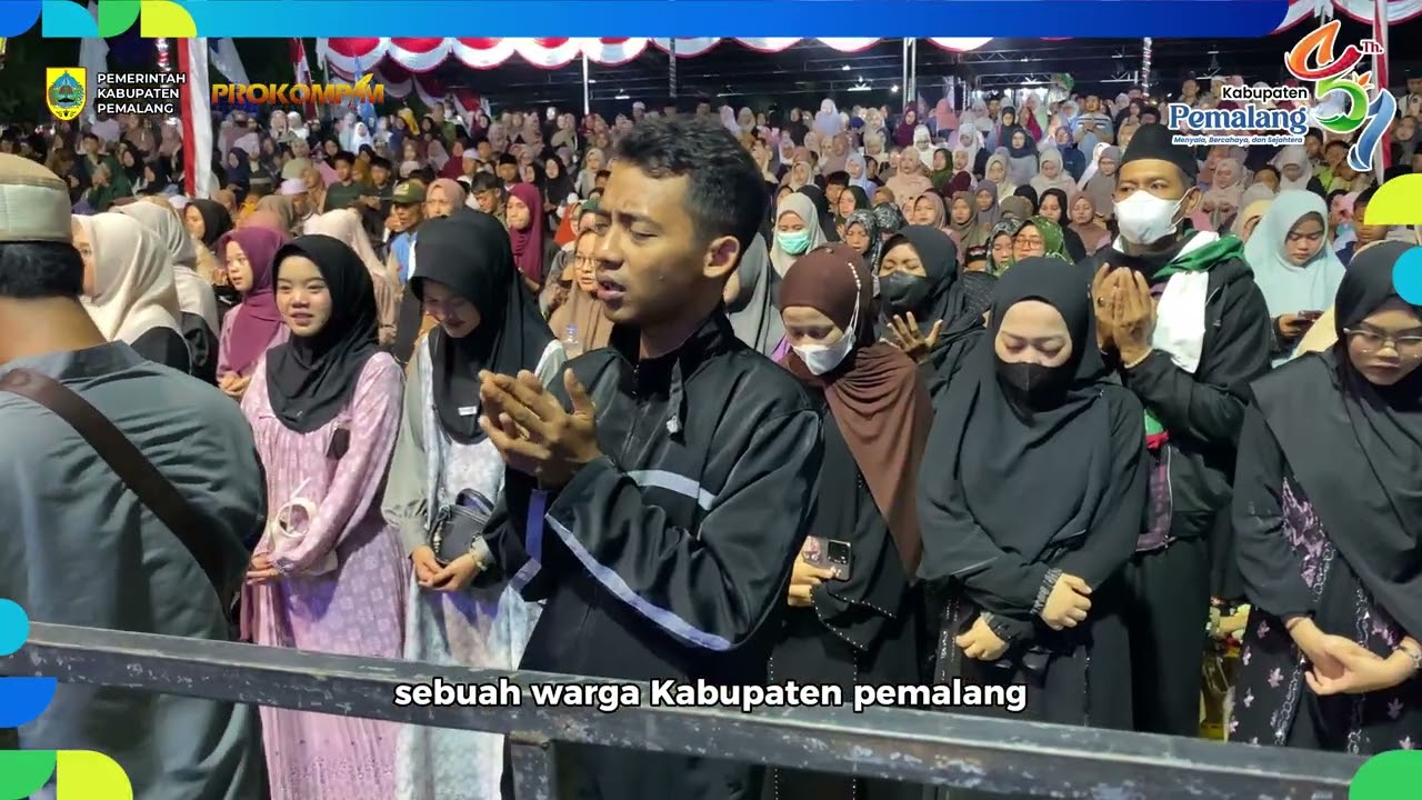 Pemalang bersholawat dalam rangka Hari jadi ke 451 Kabupaten Pemalang