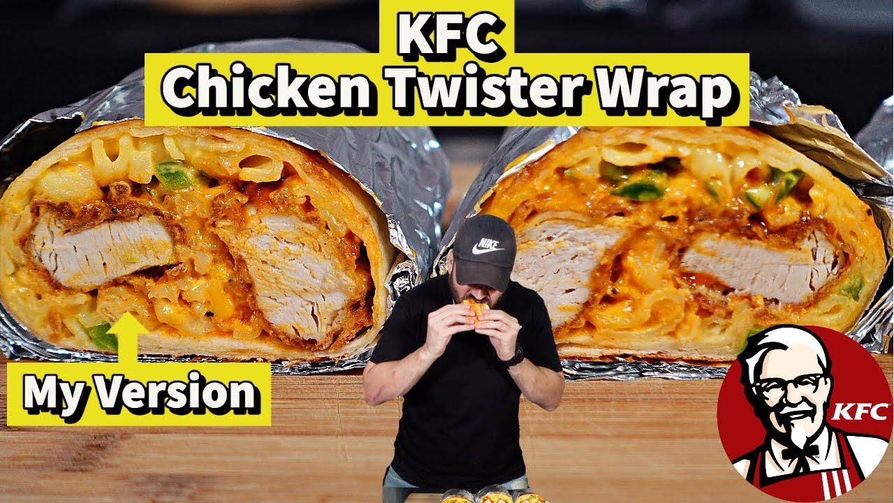 KFC Chicken Twister Wrap | How To Make