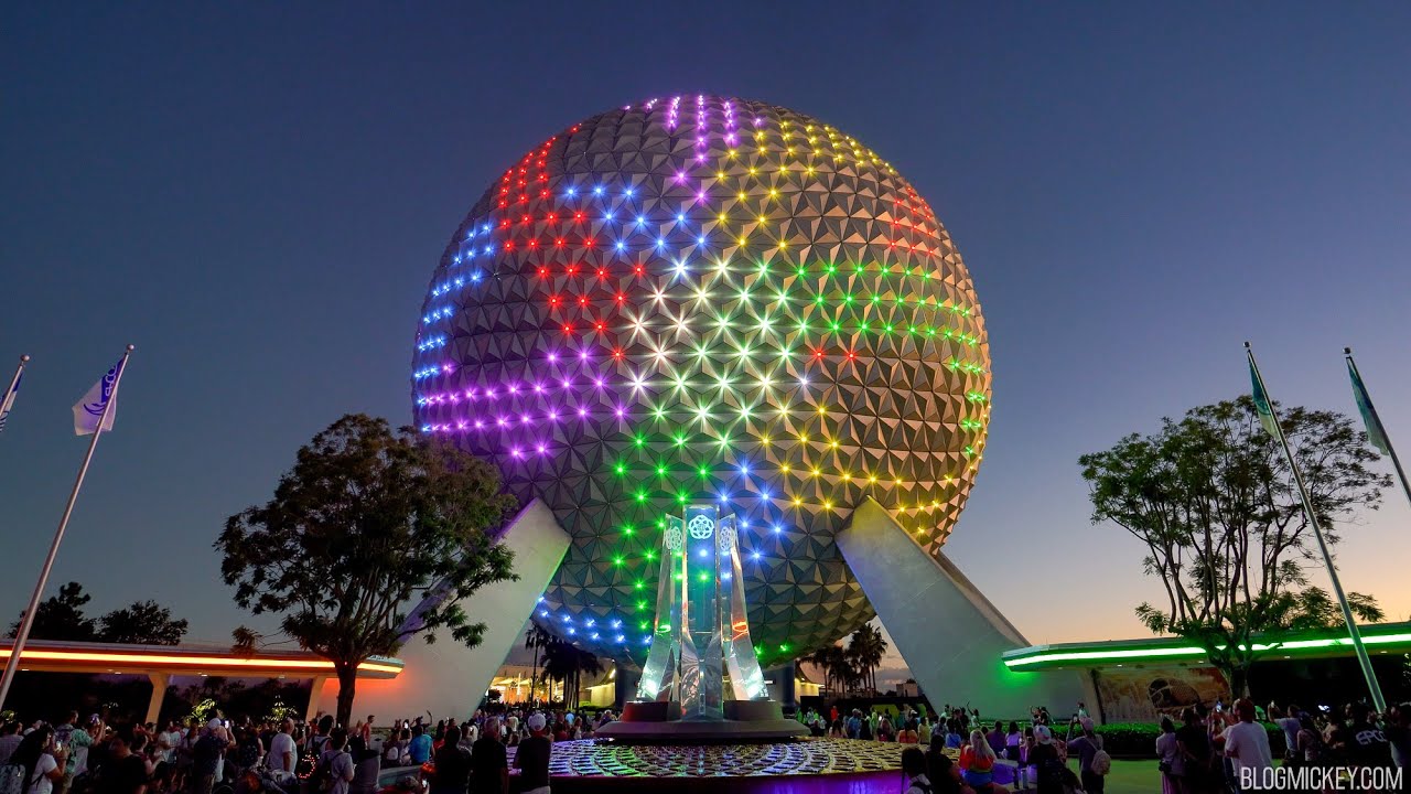 [4K] EPCOT 40th Anniversary Spaceship Earth Show