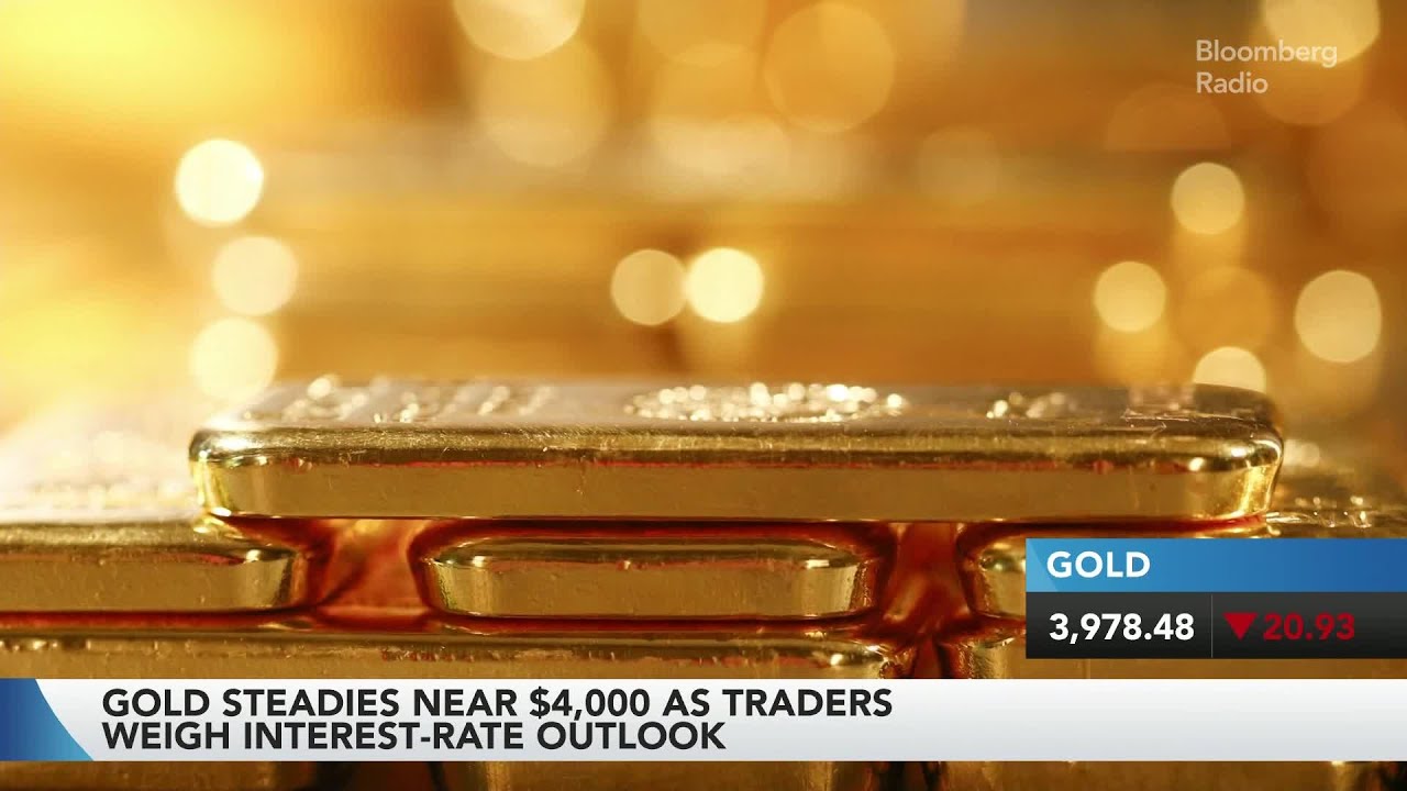 Gold Steadies Near $4,000 as Traders Weigh Interest-Rate Outlook