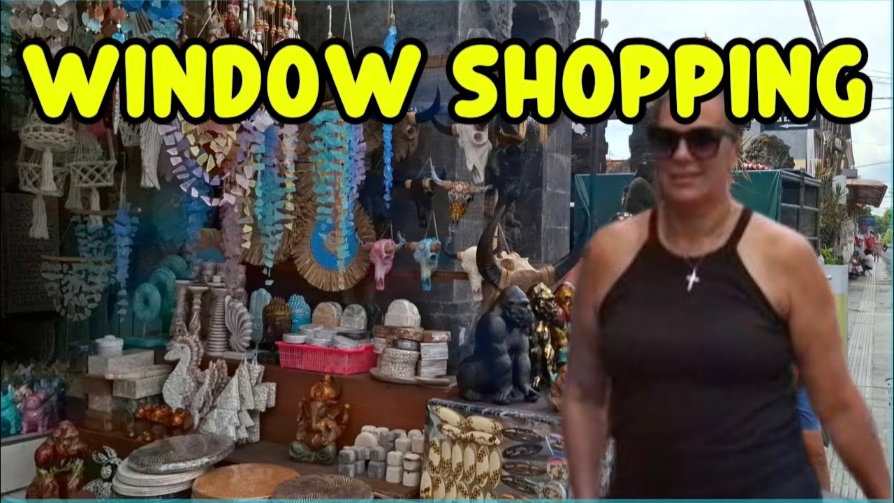 BALI SHOPPING || Window Shopping Legian