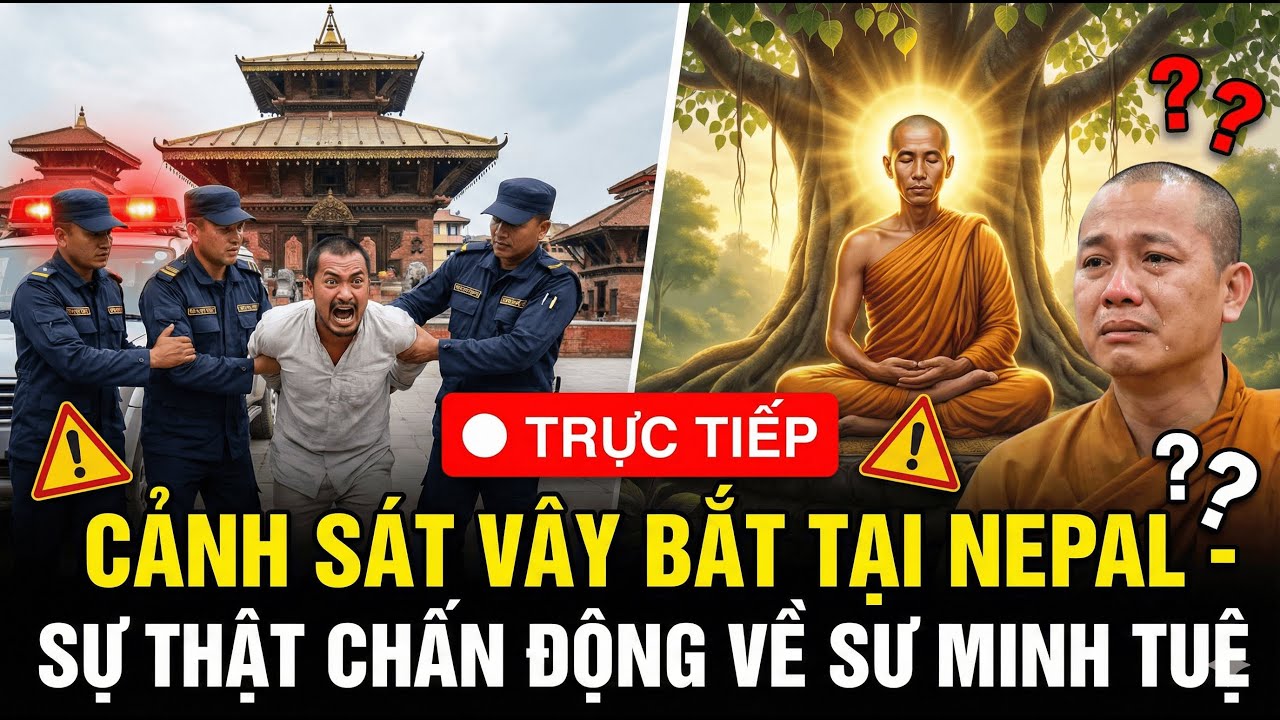 🔴 CHẤN ĐỘNG: CẢNH SÁT Truy Quét Nhóm Hãm Hại SƯ MINH TUỆ, Lộ Ghi Âm Ma Tăng SỐC!