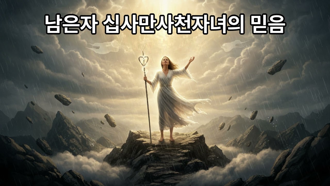 남은자 십사만사천자녀의 믿음(작사 하늘소망)#새노래 #찬양 #하늘아버지 #하늘어머니 #자녀 #묵상찬양 #은혜찬양 #newsong #praisemusic #믿음의선포