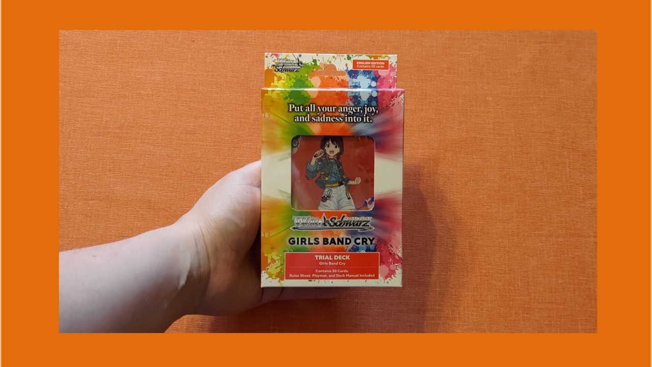 Unboxing Bushiroad Weiß Schwarz Girls Band Cry Premium Booster Trial Deck