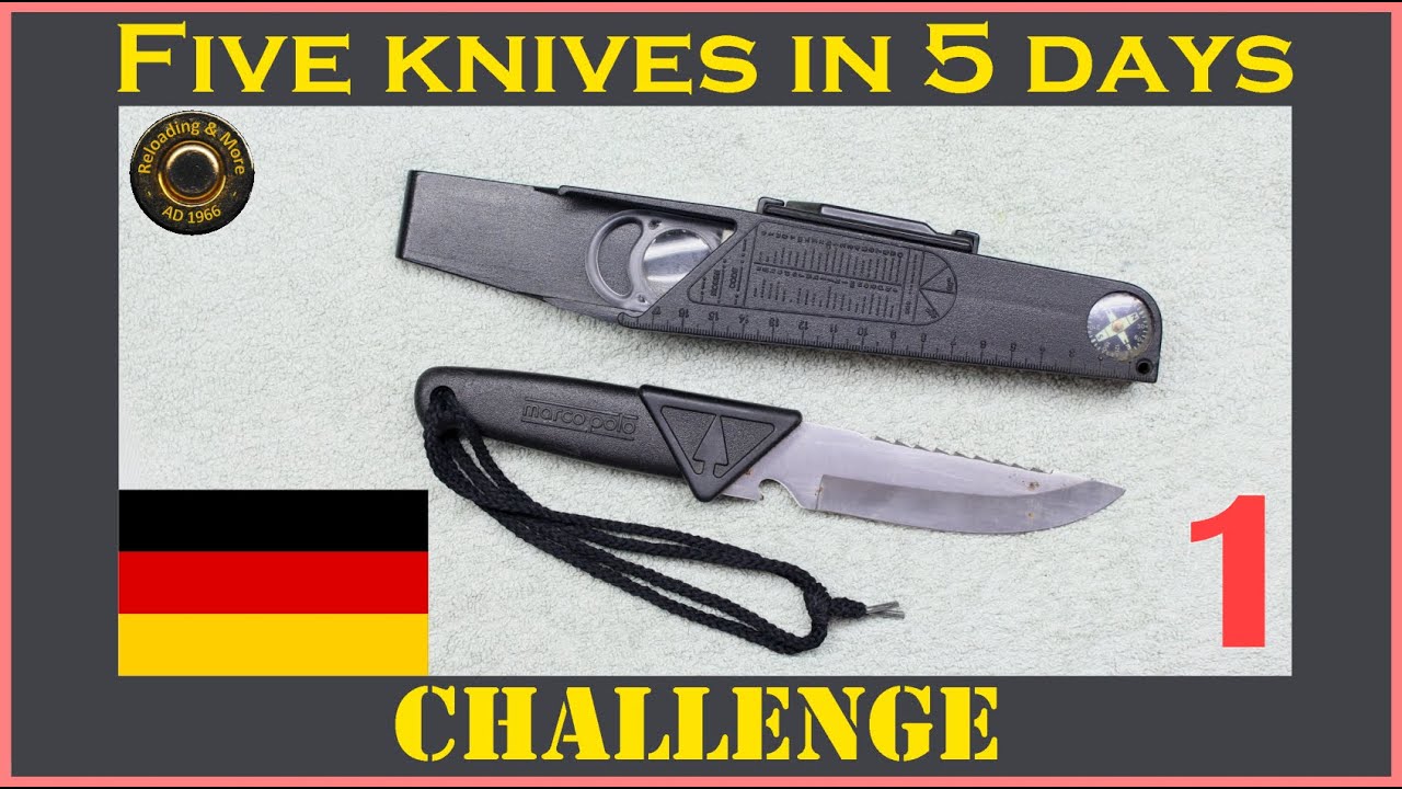 Day 1 - Five Knives in Five days Challenge -  The Marco Polo Survival Knife.