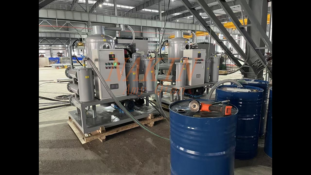 6000 Liters Per Hour Lubricating Oil Recycling Machine/ Lube Oil Purification Purifier