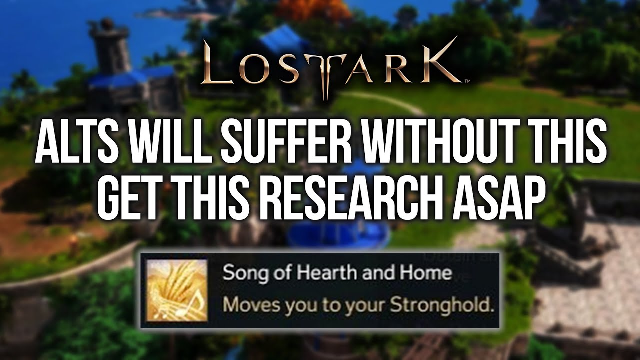 LOST ARK TOP PRIORITY Research Changes Honing Alts! STRONGHOLD BEGINNERS GUIDE step 1