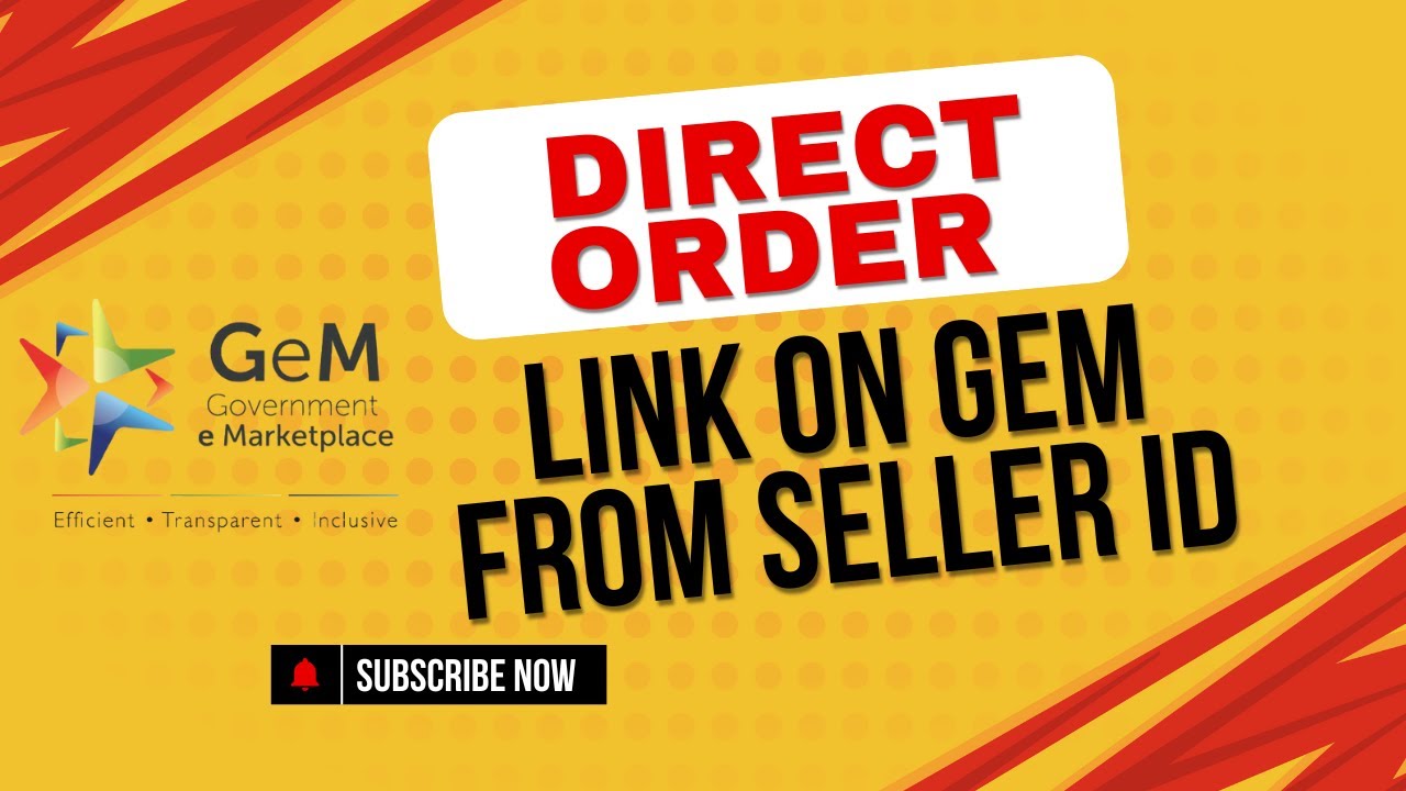 How to Create Product Link from Seller ID on GeM Portal | GeM Product Share Link | LINK KAISE BANAYE