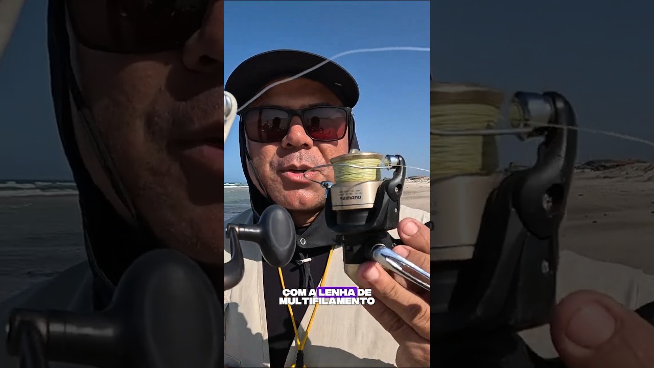 Linha Multifilamento x Monofilamento para Pesca de Praia #pesqueiro #surfcasting #pescaria