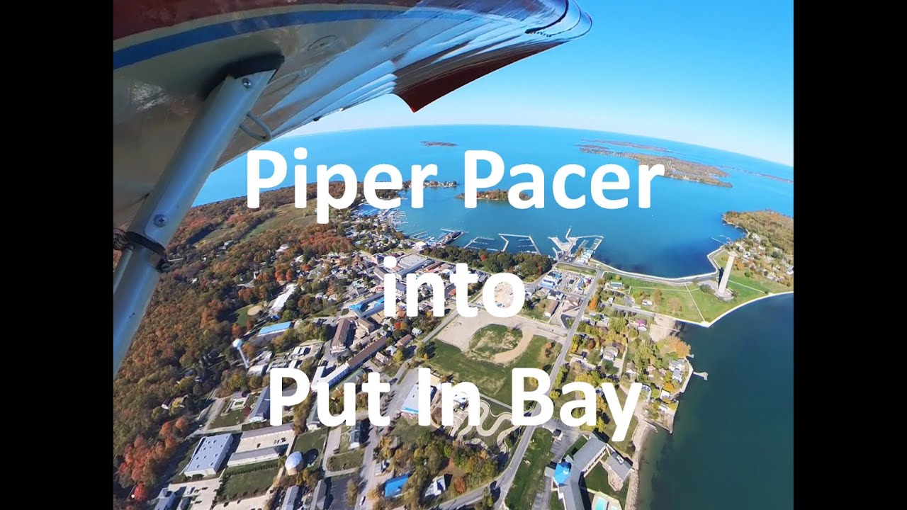 Piper Pacer lunch flight to Put In Bay
