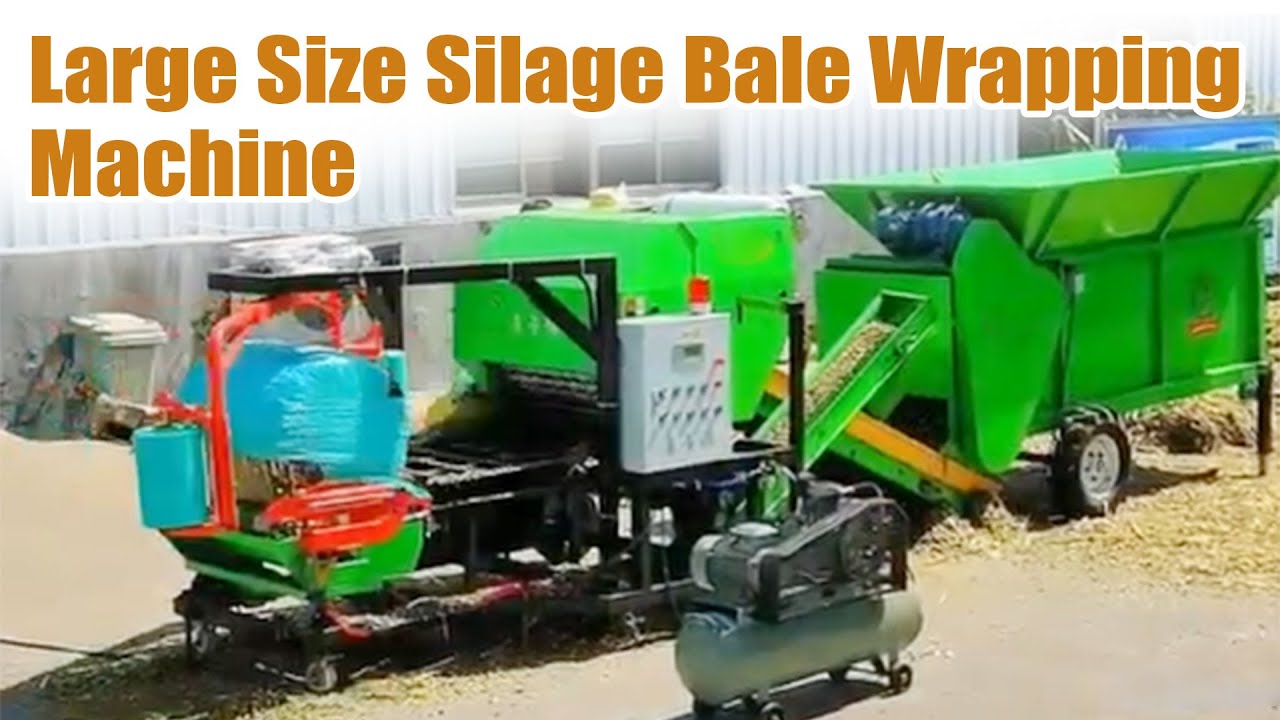 Heavy-Duty Silage Baling & Wrapping Machine | Large-Size Packaging Solution