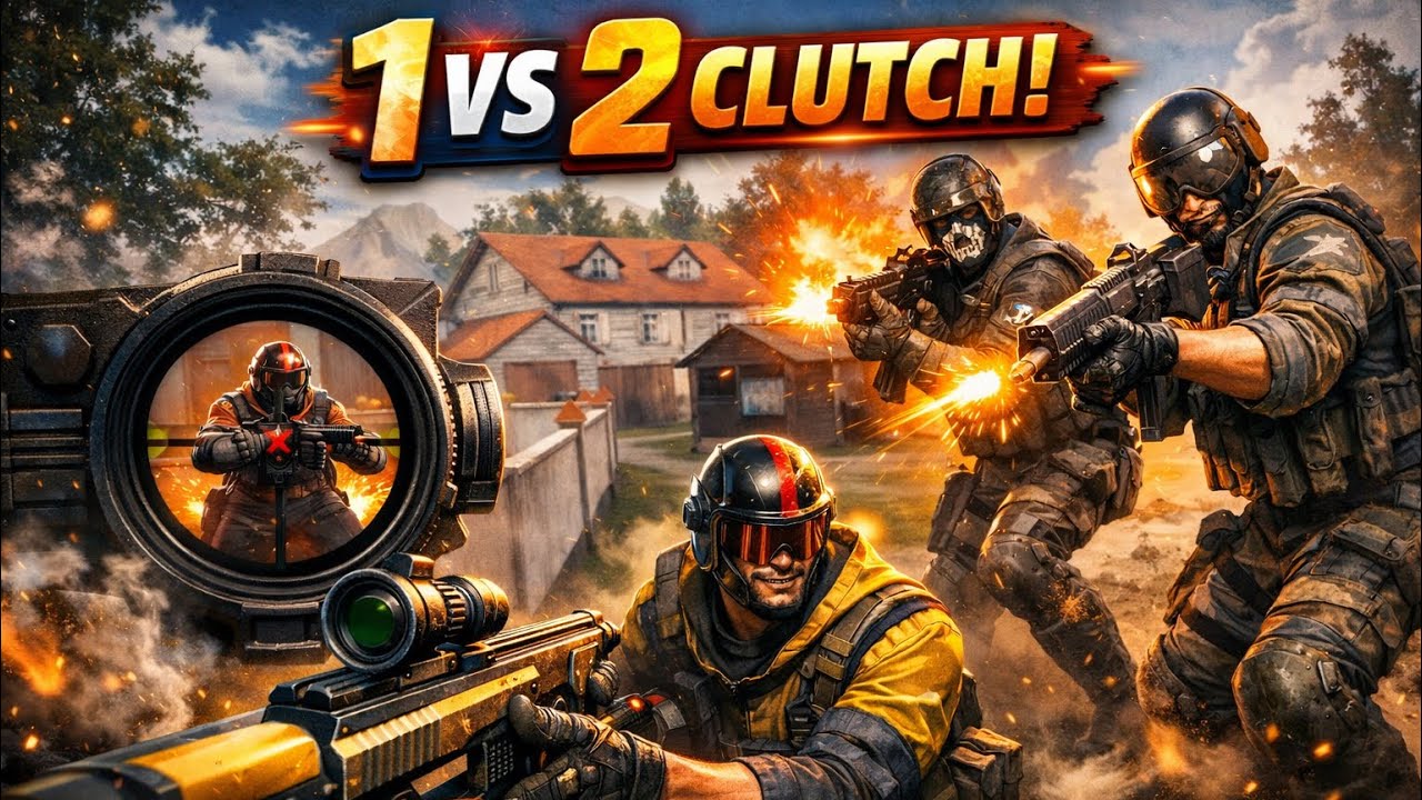 1 VS 2 CLUTCH 😱 | Epic TDM Room Match | PUBG Mobile Pro Gameplay