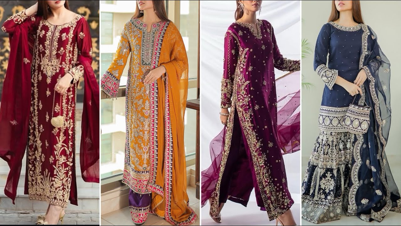 Fancy velvet dress designs // Winter dress design // Party wear dress designs