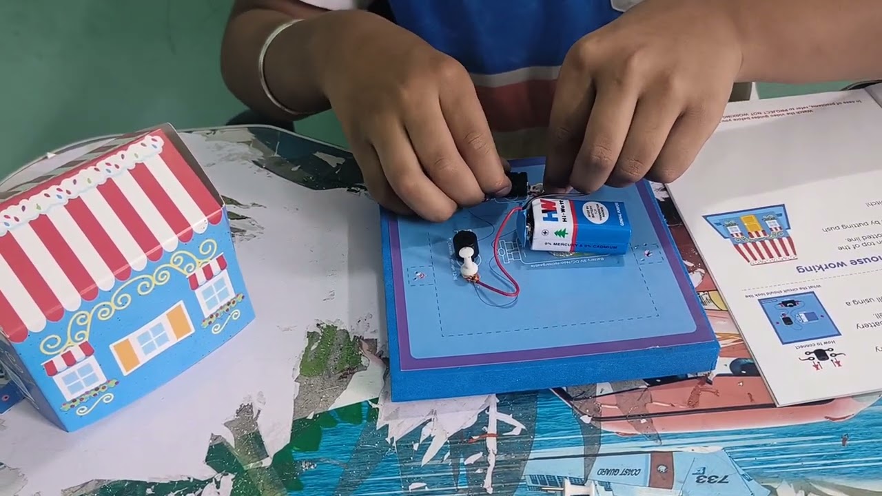 ultimate electricity kit.. Einstein box.. project #6 fairy tale house.. sound project
