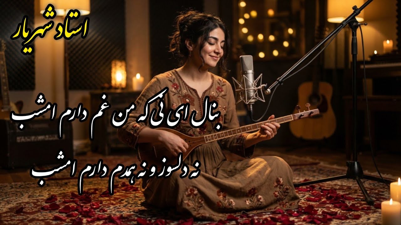 (موسیقی عرفانی فارسی) با صدای دلنشین و گوش نواز با اشعار ناب استاد شهریار و مولانای جان