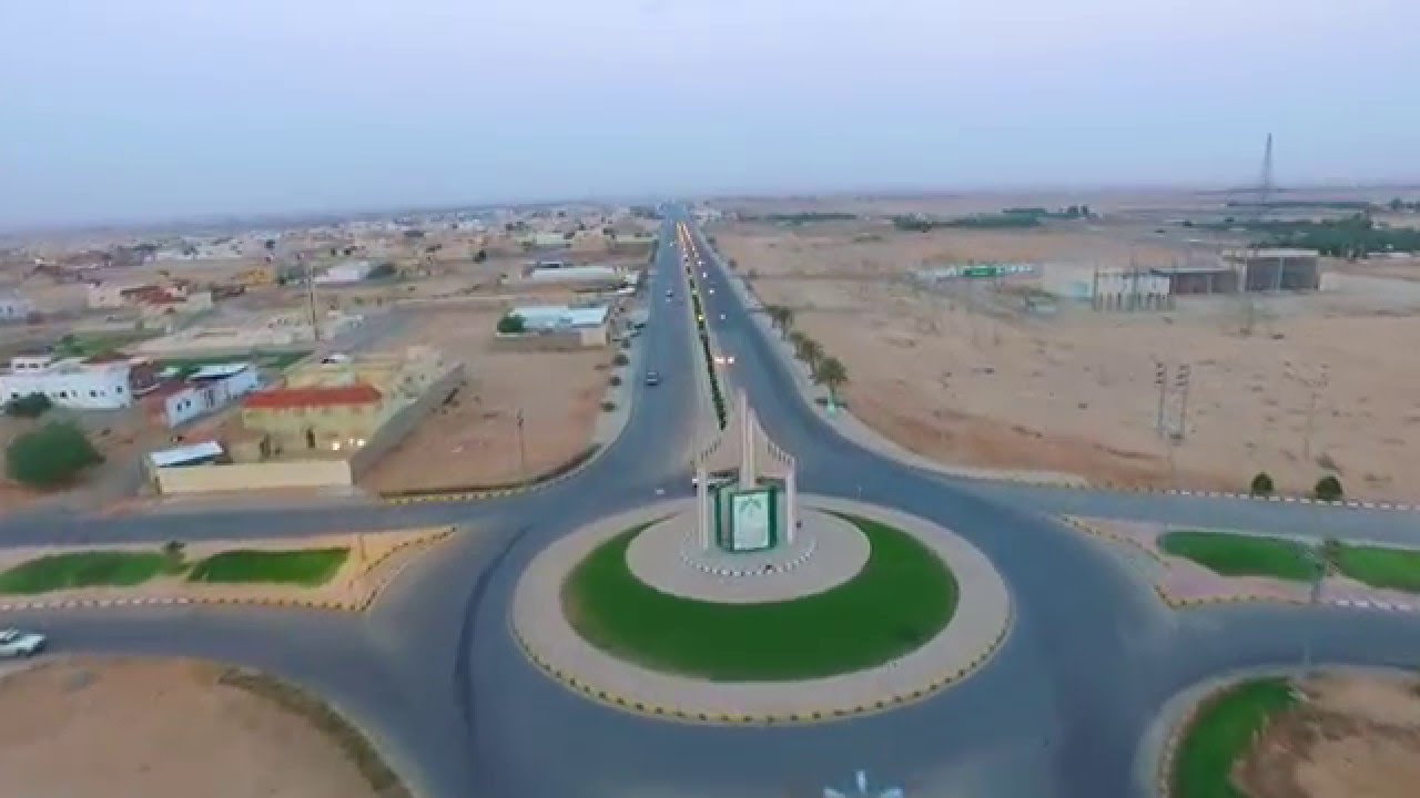 تصوير جوي لمحافظة الأسياح