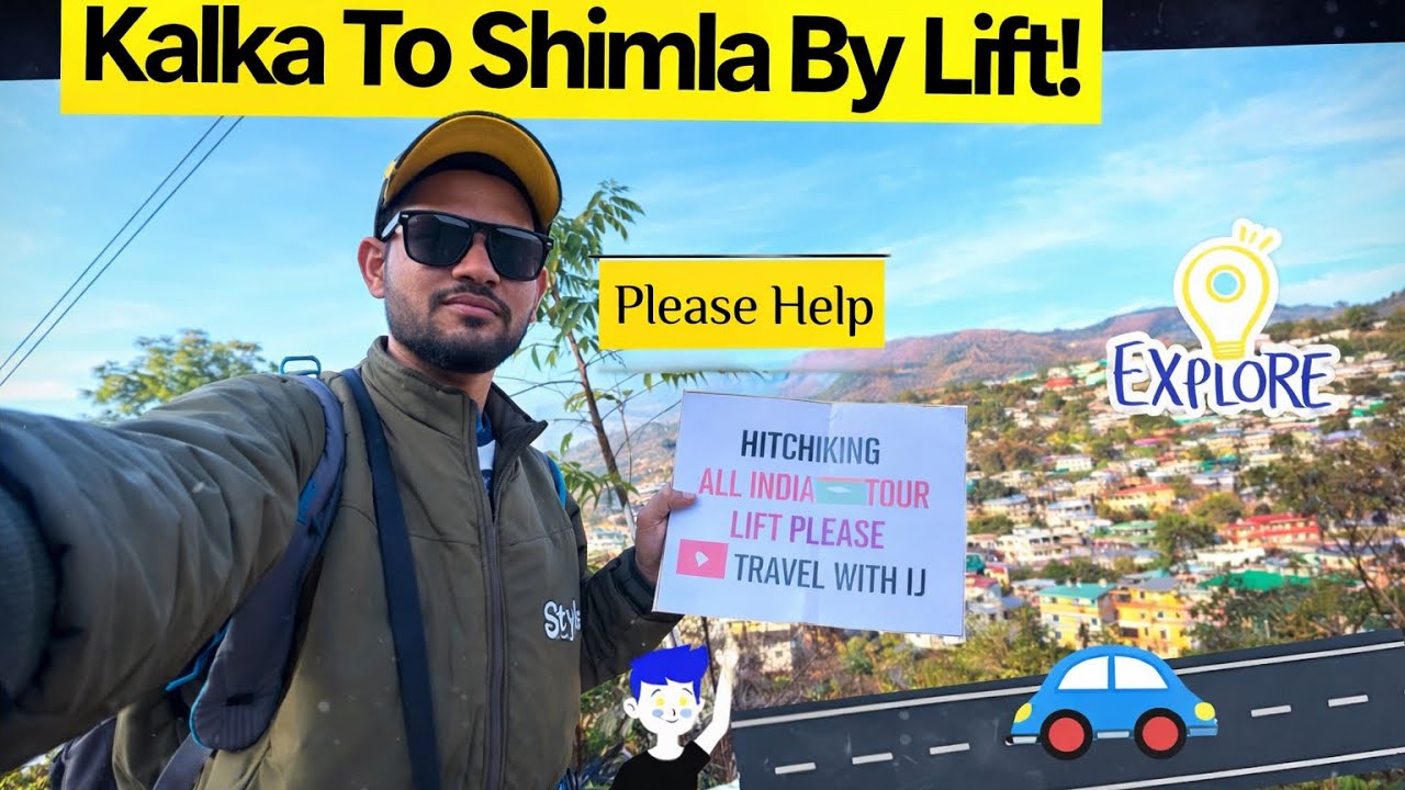 Kalka To Shimla By Lift ! लिफ्ट से कालका से शिमला |@jishamtravelboy5041 