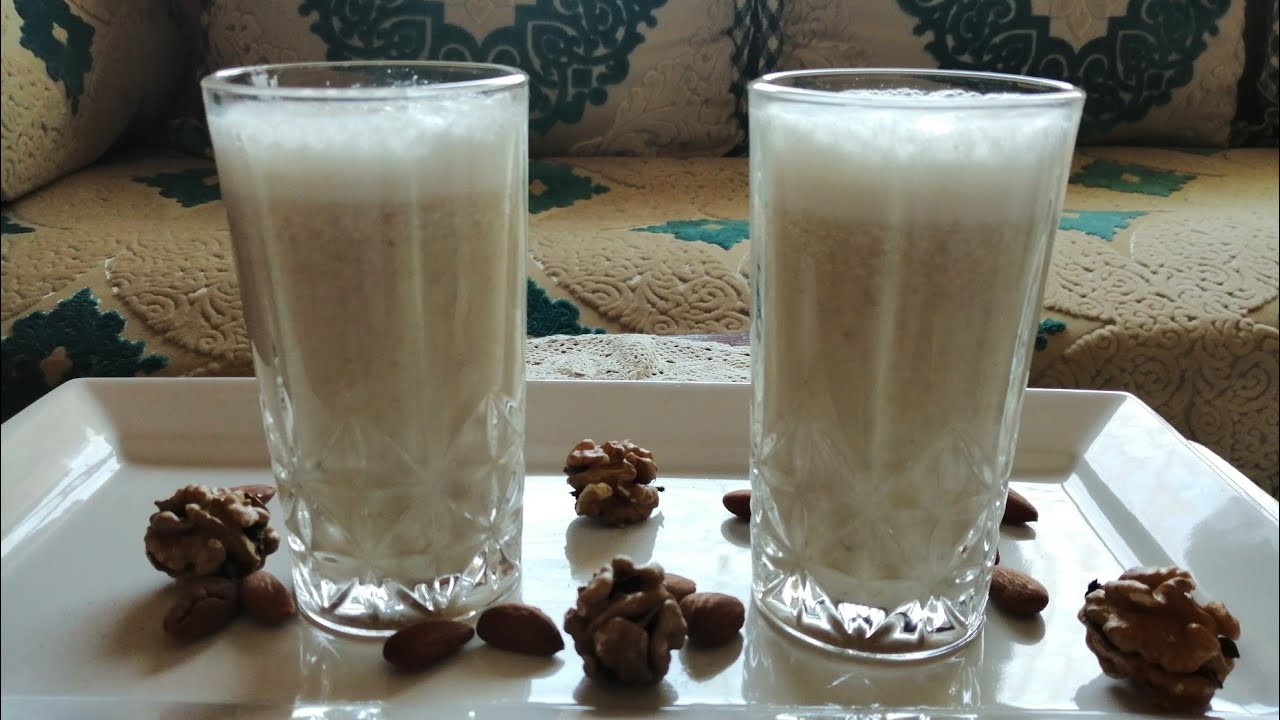 تحضيرحليب السمسم الرائع والصحي بكل سهوله