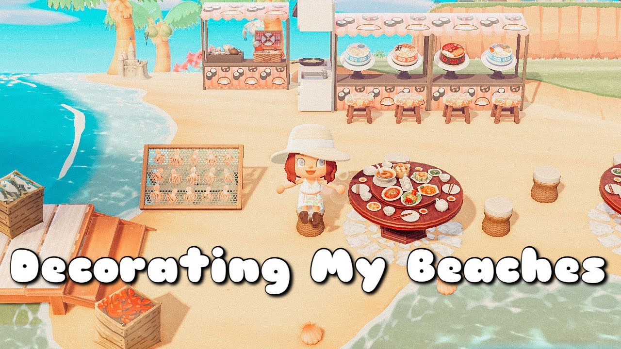 Decorating My Beaches🍣 | Animal Crossing New Horizons