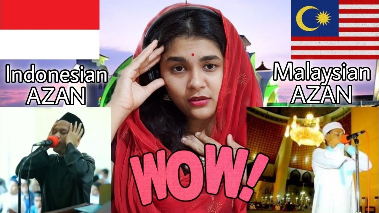 INDONESIA AZAN v MALAYSIA AZAN // DIFFERENCE BETWEEN INDONESIAN AND MALAYSIAN MUSLIM CALL TO PRAYER