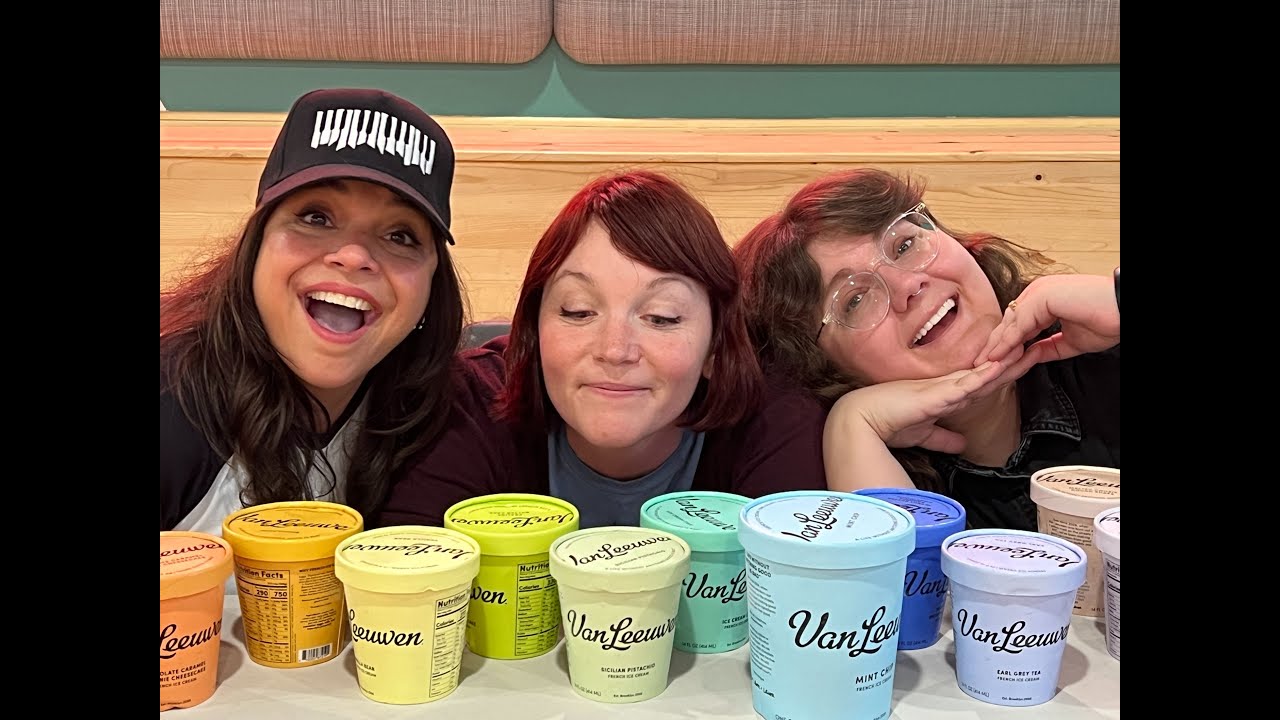 Ranking ALL the Van Leeuwen Ice Cream Flavors! (Unedited Taste Test!)