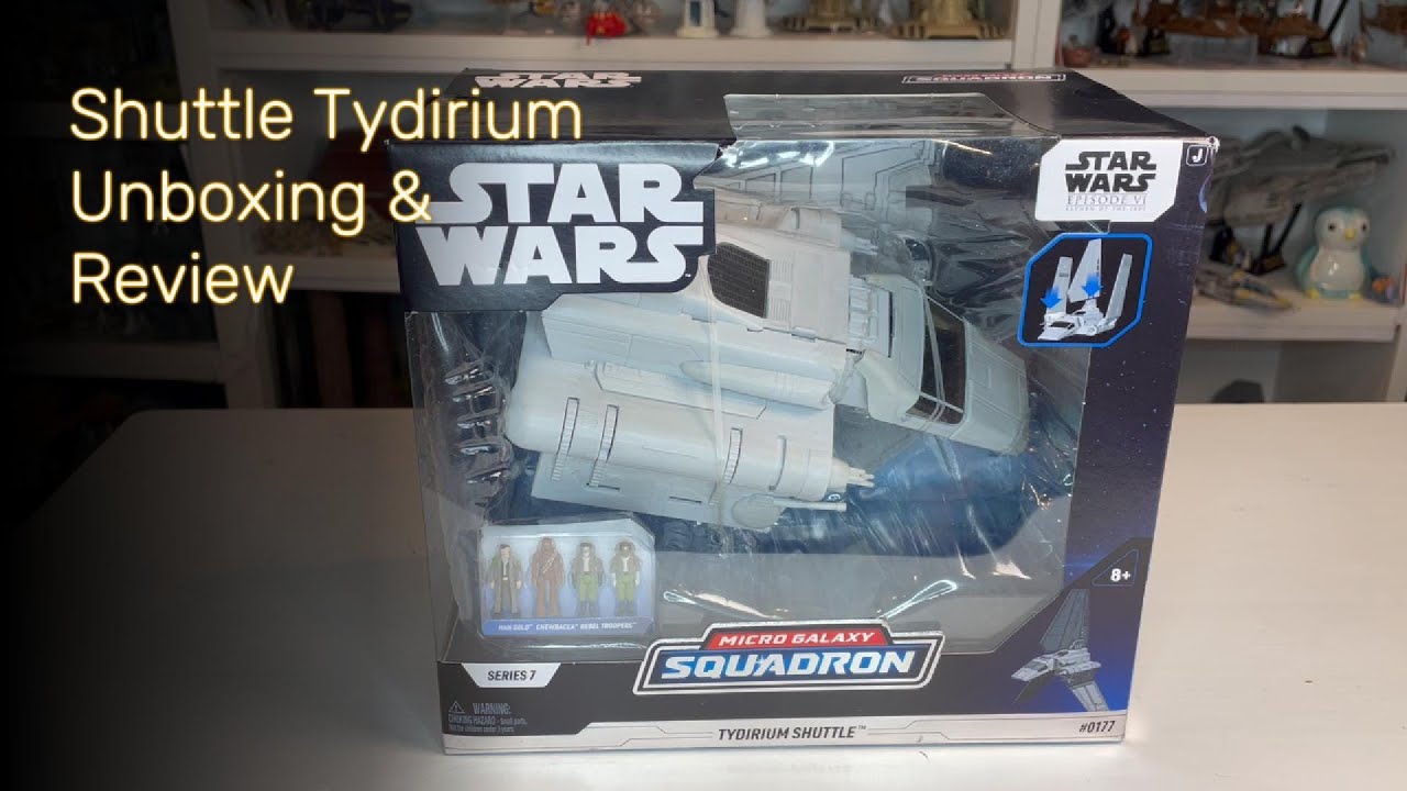 Star Wars Micro Galaxy Squadron Shuttle Tydirium Toy Unboxing and Review
