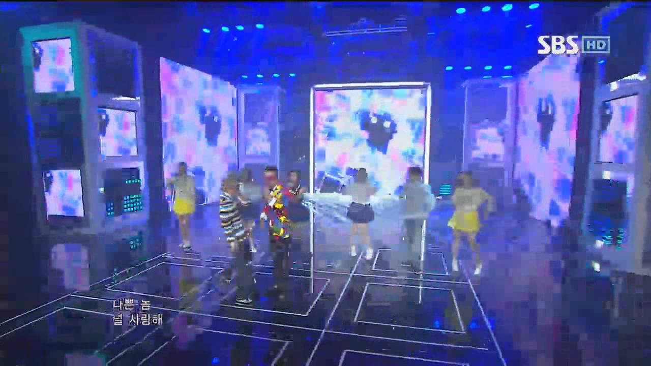Mighty Mouse [Bad Boy (Feat. Soya)] @SBS Inkigayo Популярная песня 20120527