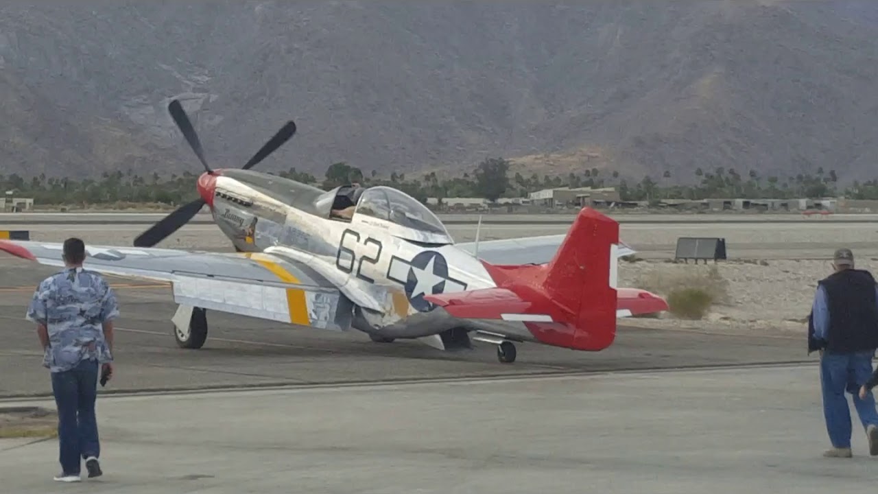 P51 Mustang Demonstration at Palm Springs Air Museum