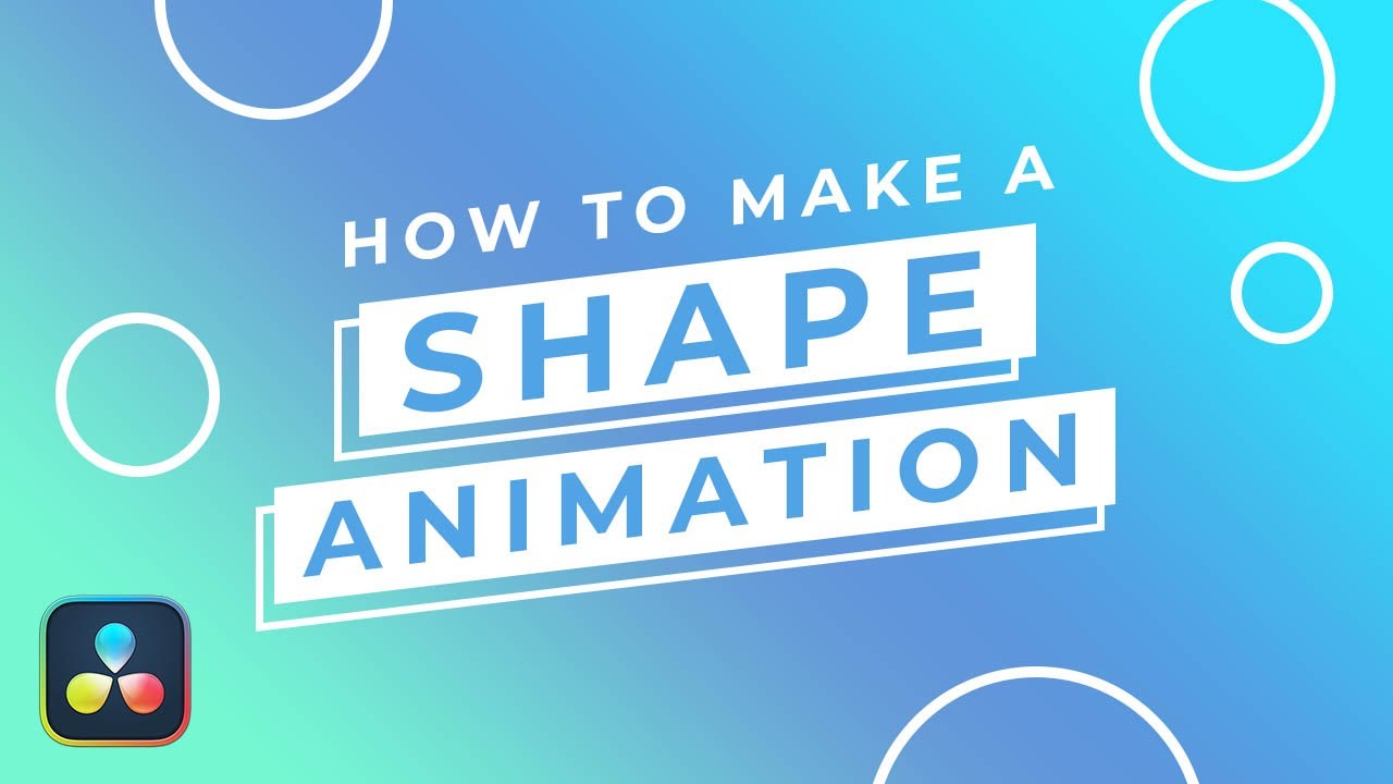 How to make a shape animation in DaVinci Resolve?