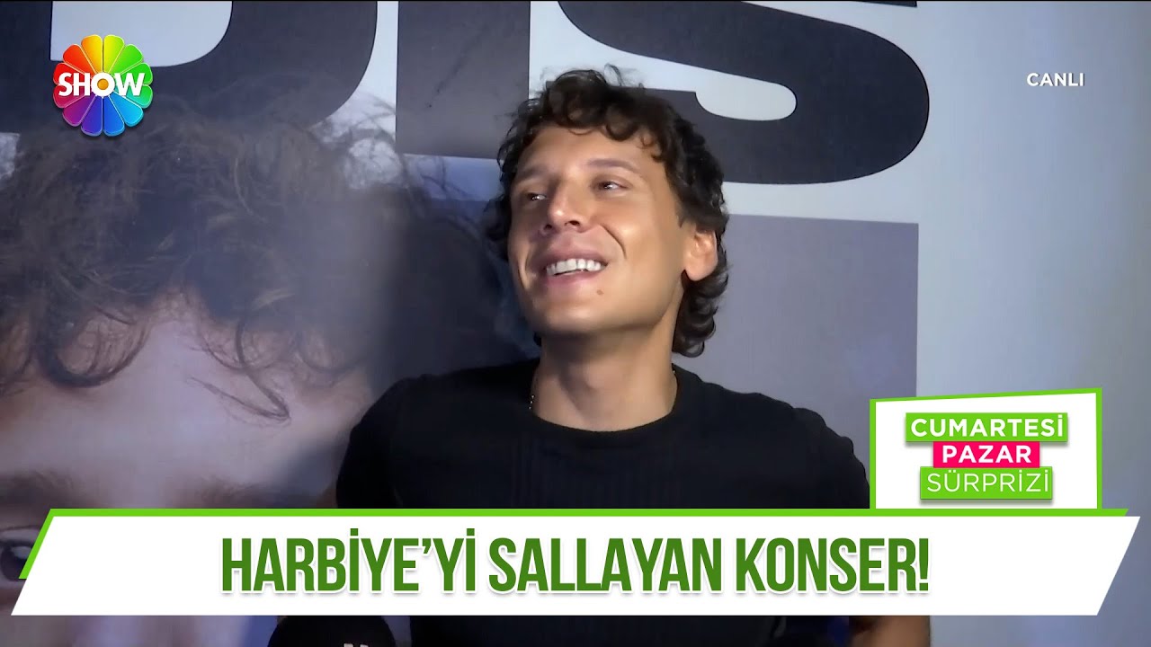 Edis konserleriyle Harbiye'yi salladı!
